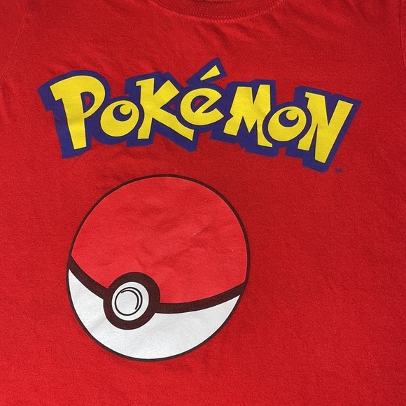 Pokémon Tee Size S Red - Picture 4 of 6